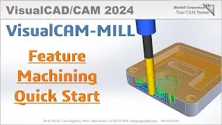Быстрый старт VisualCAD/CAM 2024: автоматическая обработка элементов (AFM)