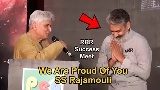 Javed Akhtar Heart-Touching SPEECH For SS Rajamouli At #RRR Success Meet Mumbai