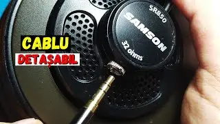 Cablu audio detașabil la casti cu ajutorul unui jack de panou