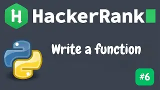 Write a Function – HackerRank Python Solution | Leap Year Checker | Python for Beginners