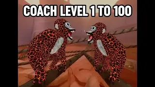 donaldduck gets caoched from level 1 to 100