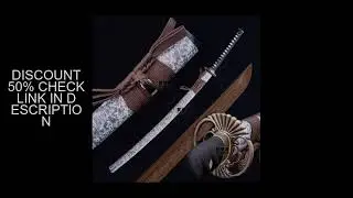 Japanese Samurai Katana Tachi Sword, Top Quality Solid Wenge Wood Blade, Copper/Alloy Fittings, Unsh