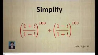 Simplify|| A nice complex numbers problem