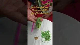 ఇలా చేస్తే kundans ఊడిపోకుండా🤗 tread bangles ideas #tread #bangles #making #shorts #trending #viral