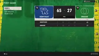 Oregon vs Kentucky (Gamebreakers LG) 🏈