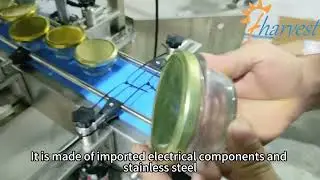 High-Speed 6-Head Vacuum Capper  - Linear Sealing for Sauce Jam Glass Bottles #cappingmachine