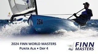 Highlights from Day 4 at the 2024 Finn World Masters