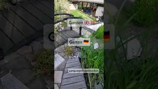 German garden #learning #language #shorts