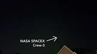 Nov. 10, 2021 SpaceX fireball (Courtesy of Josh McKinney)