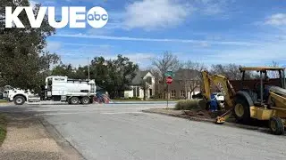 Austin Fire Department works to repair gas main break in northwest Austin