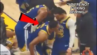*UNSEEN* Steph Curry Tells Jordan Poole That &ldquo;He Isn&rsquo;t F*cking Helping&rdquo; After Shoving Draymond Green
