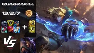 BOTTOM Ezreal vs Draven [QUADRAKILL] - NA Challenger Patch 25.20