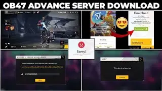 How To Download Free Fire Advance Server ||😀🤯OB47 Advance Server Download Link |🔥Ff Advance Server