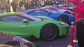 Ten Exotic Car Meet in the The domain in austin texas, lamborghini, ferrai in more. Supercars sat