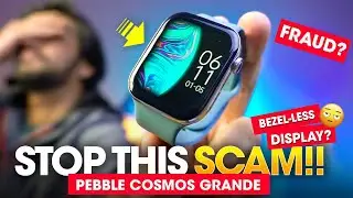 DON'T BUY *Pebble Cosmos Grande Smartwatch* BEFORE WATCHING THIS!⚡️ BIG 2.1-inch Bezel-Less Display?