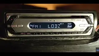 SONY XPLOD CDX-S22 mp3 radio samochodowe Prezentacja / Sony car radio CD Player test