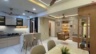 Swara Crystal | Standard 3BHK Turnkey Interior Project | Montdor Interior | Gandhinagar