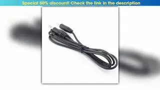 Black 35mm Jack Audio Line Male to Male Car Aux Audio Cable Extension Adapter for Speaker Earphone