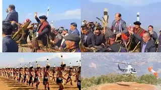 Welcoming C M: Shri Neiphiu Rio | Hornbill Festival, Celebrating our Culture and Traditions day- 2