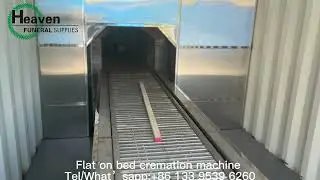 How to put the body into human cremation machine ?