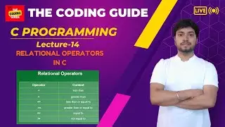 Relational Operators in C |  BCA | B-Tech | C Language Tutorials