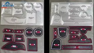 Small 3D soft Plastic PVC rubber mats making mahcine