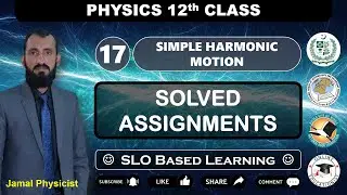 Solved Assignments | Chapter 17 Simple Harmonic Motion | 12th Physics | NBF | Federal Board