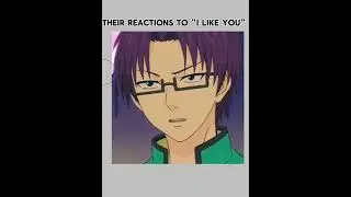 Saiki K's characters' reactions to 