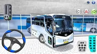 New Kia Express bus in the new showroom in Driving class 2