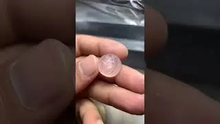 From rough to round shape cabochon by #themineralbank