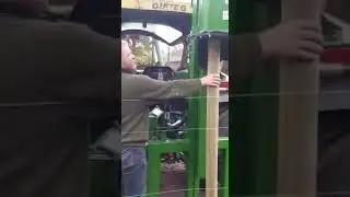 Multec PD2-3 Side Tilting Post Driver working in Germany