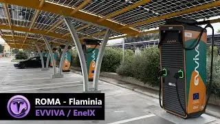 La Stazione di Ricarica EVVIVA più grande d'Italia è a Roma (con lounge)