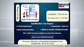 Job Vacancies 08-06-2020