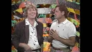 1989 Peter Noone & Bruce Johnston (Beach Boys) TV interview