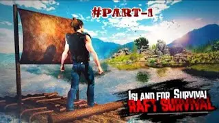 My Helicopter crash in forest 🏕🤯|Raft survival | part-1 Gameplay
