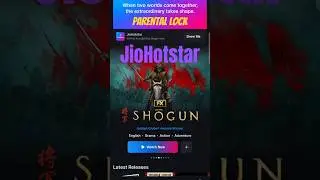 How to enabled parental lock in JioHotstar app? #shortsfeed #trending #shorts #jiohotstar