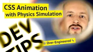 CSS Animation with Physics Simulation 📈 (so much over-engineering ⚙️)