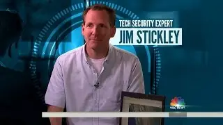 Jim Stickley on Today Show talking about iphone/android location tracking