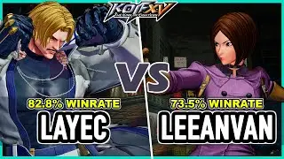 KOF XV 🔥 Layec (Rugal/Kim/O.Chris) vs Leeanvan (&Aacute;ngel/Whip/Isla) 🔥 Steam