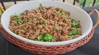 Keema Fry Insta pot recipe /Dum ka Qeema recipe