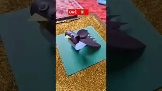 Easy Owl craft for kids #craft #trending #satisfying #viral #shorts #short #easy #diy #drawing #draw