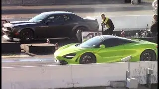 Mclaren 720s vs Dodge Demon - Tunnel Chaser vs StreetSpeed717 - YouTube Callout 2018