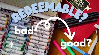 Can bad art supplies be redeemed? FOUR art material hacks to try!