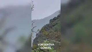 Y&uuml;ksekova Dağlıca: Yağmur altında dağ ke&ccedil;ileri g&ouml;r&uuml;nt&uuml;lendi