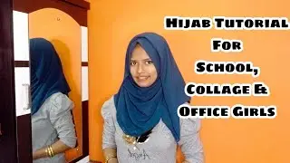 Hijab Tutorial For Office, School Collage Girls || Instant Hijab Style By Saba