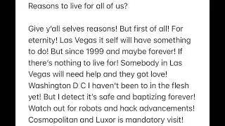 Cash money in Las Vegas is serious business forever! Be safe!