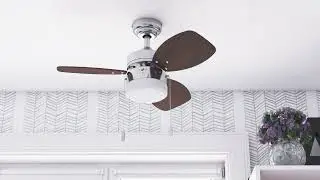 Honeywell Ceiling Fans Ocean Breeze, 30 inches, Contemporary LED Light Kit