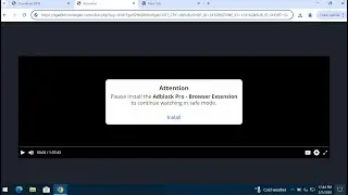 Видеоинструкция по удалению всплывающей рекламы на сайте Missoper.com.