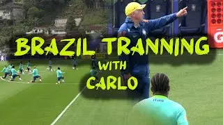 Brazil Training Under Carlo Ancelotti | First Practice Session of a New Era #brasil #copadomundo