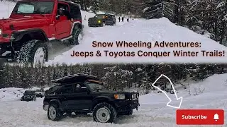 Rev Limiters: Pushing our machines to the Max in Snowy Trails! 🏕️ #Skookumchuck, BC